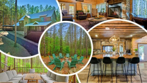 NEW Cabin! Sleeps 24, Sprawling Luxe Retreat, Tons of Entertainment